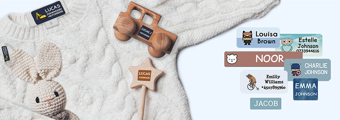 Ako označiť oblečenie a osobné veci menovkami