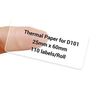 NIIMBOT Etikety Nálepky pre D101 25 x 60 mm / 110 ks / Číre
