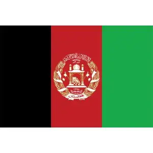 Afganistan Vlajka - Nálepka