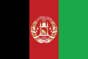 Afganistan Vlajka - Nálepka