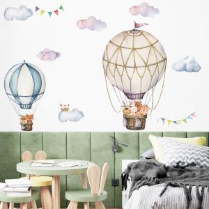 Wall decal - Balloon with Owl