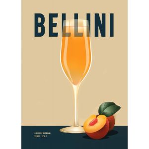 Plagát - Bellini Cocktail