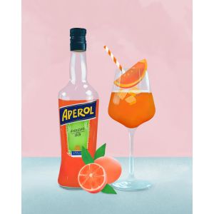 Plagát - Aperol umelecké dielo