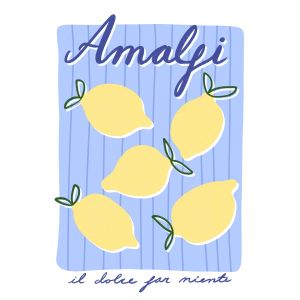 Plagát - Amalfi Citróny
