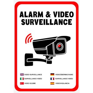 Nálepka - Alarm & Videodohľad