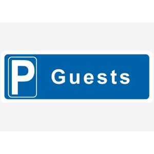 Sticker - Parkovanie pre Hostí