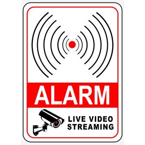 Nálepka - Alarm Video Streaming naživo