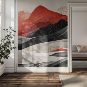 Tapeta - Červené a Čierne Hory