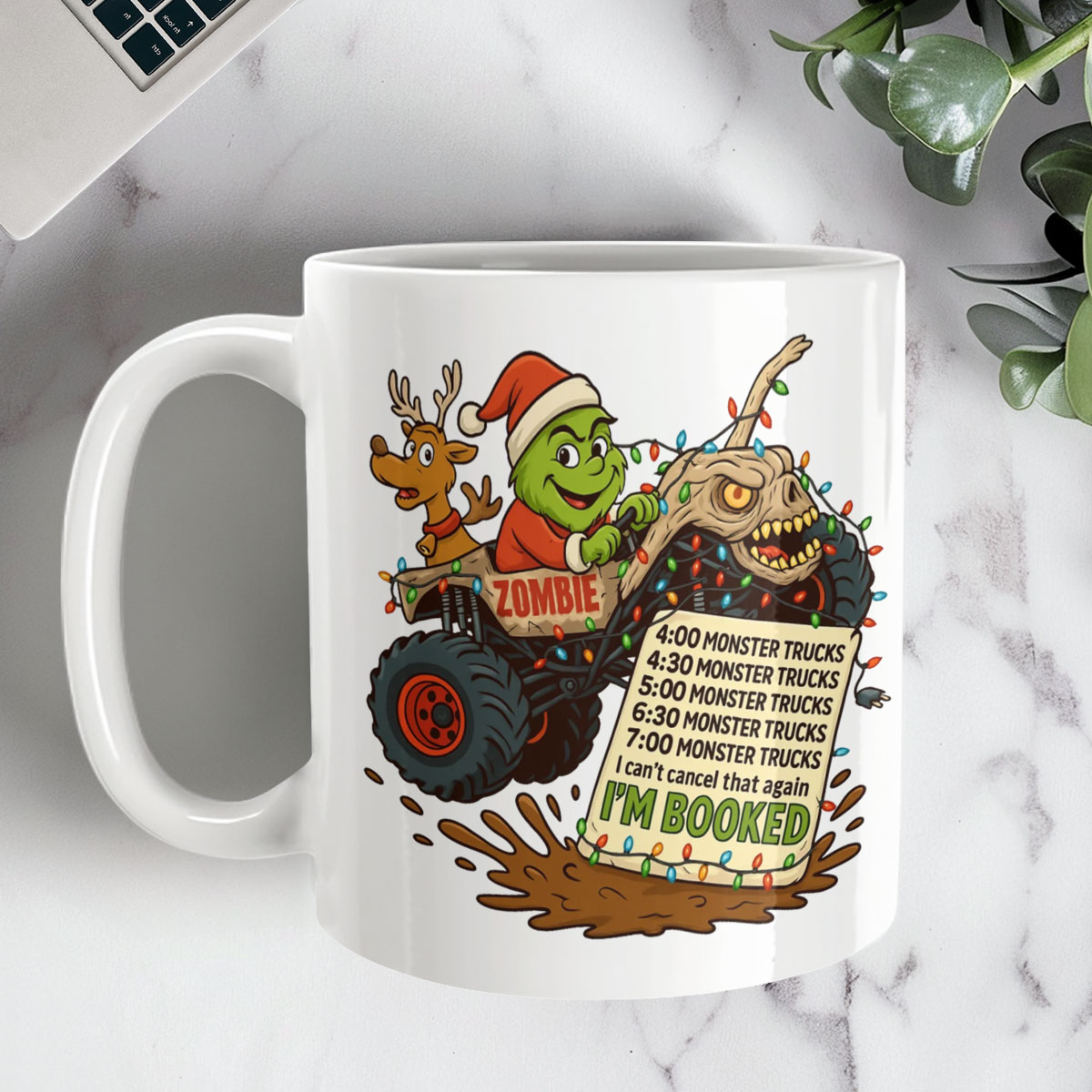 Personalizované Hrnčeky - Zombie Monster Truck