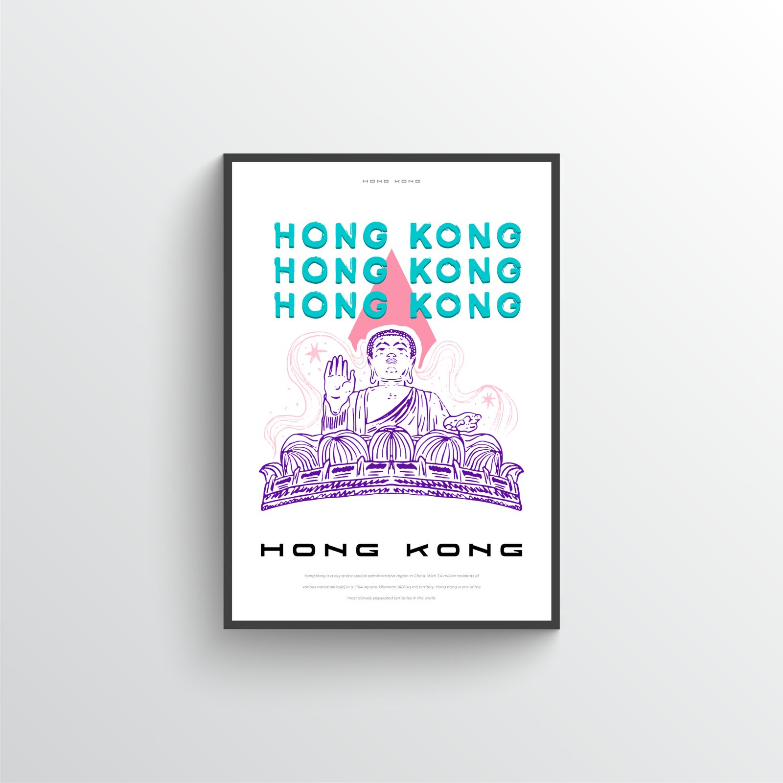 Plagát Hongkongu