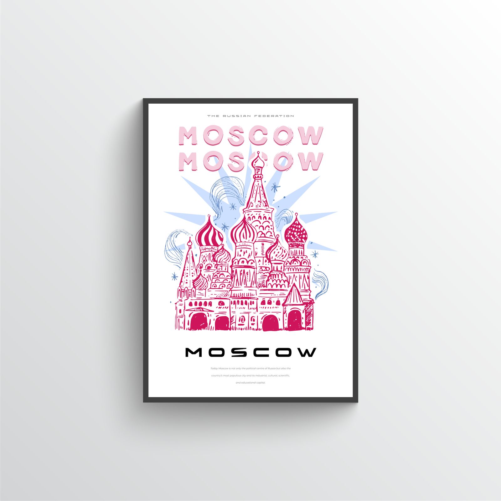 Moskva Plagát