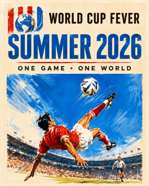 Poster - Futbalová horúčka 2026
